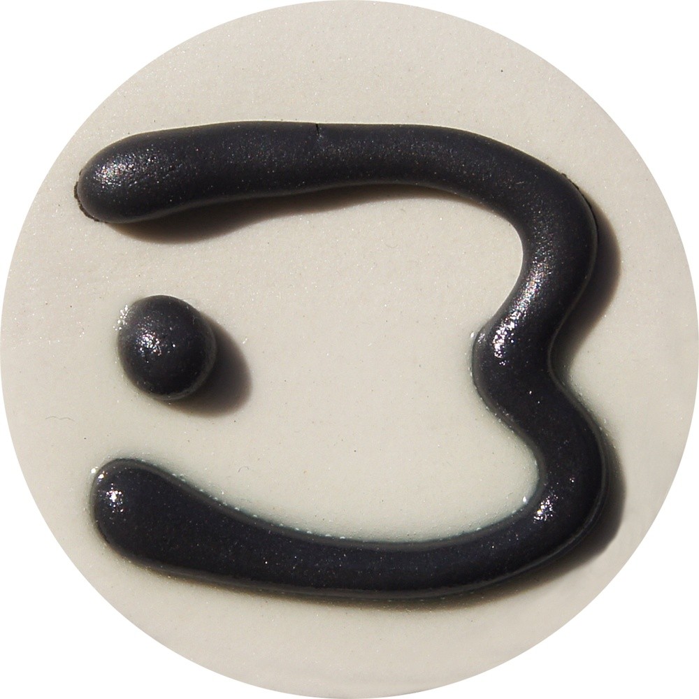 3D025H Chrysanthos 3D Trailing Glaze H Black