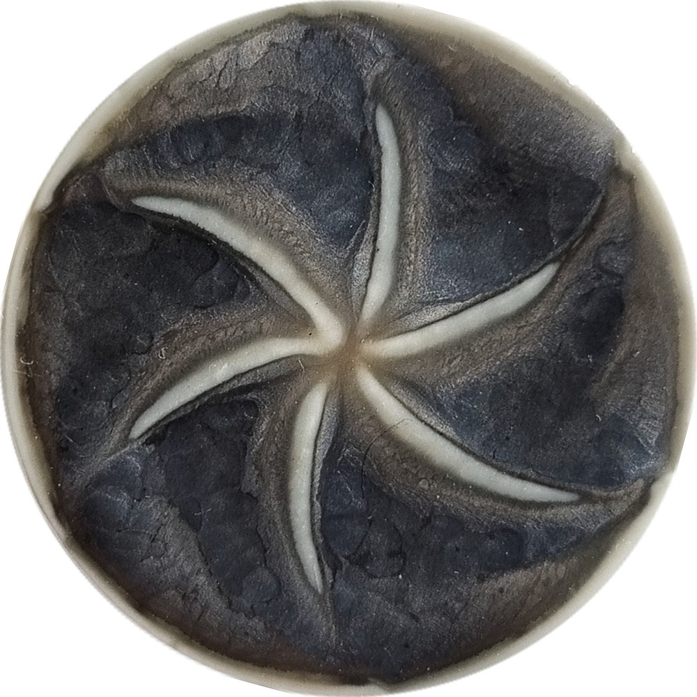 SE013 chrysanthos Stoneware Exotic Gun Metal