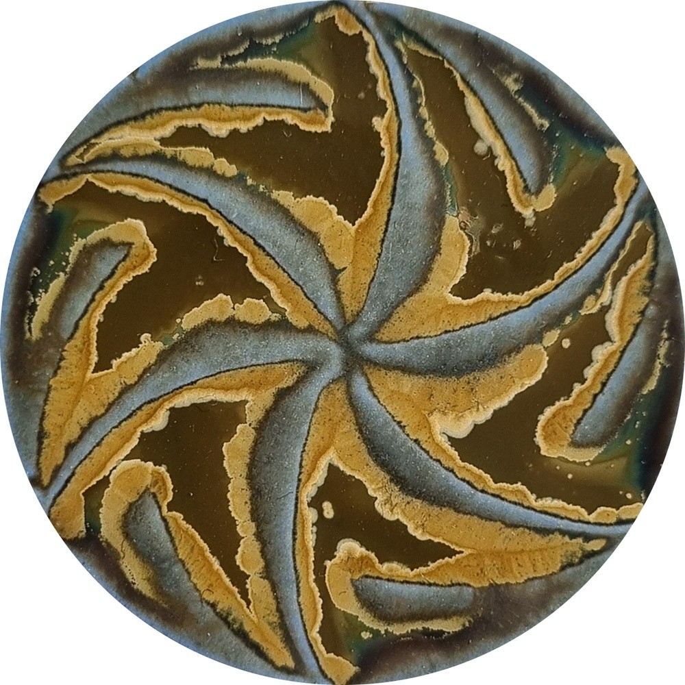 SE118 chrysanthos Stoneware Exotic Malachite